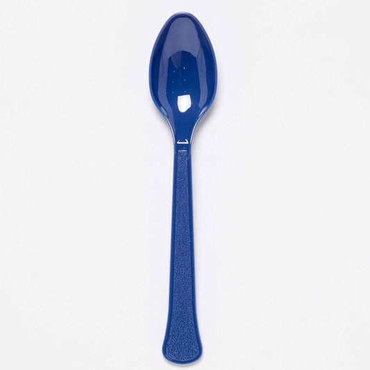 9915409 - Blueberry Plastic Spoons - 12 PKG/24