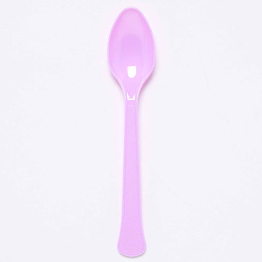 9915409 - Lavender Plastic Spoons - 12 PKG/24