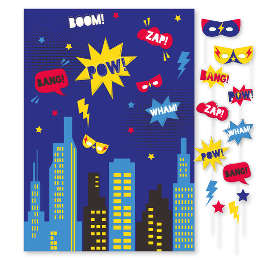 9915274 IP X6 - Superhero Paper Scene Setters - 6 PKG/16
