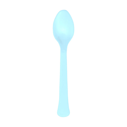9915409 - Clear Sky Plastic Spoons - 12 PKG/24