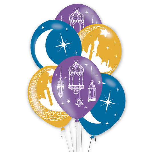Opulent Eid Balloons 11''Latex X 6