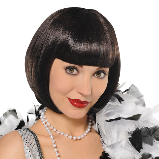 840364 - Flapper Wig - Size Adult - 3 PC