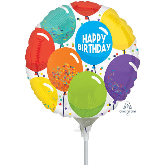 4067409 IP X5 - Birthday Celebration Mini Balloon A15 - 5 PC