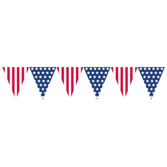120057 IP X24 - USA Pennant Banners 3.65m - 24 PC