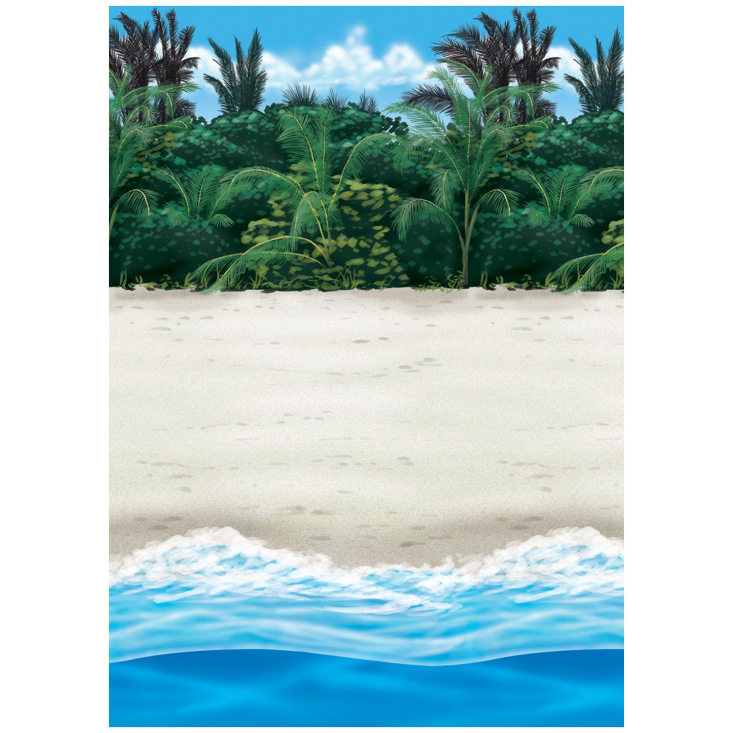 670217 IP X4 - Beach Room Scene Setters - 4 Rolls