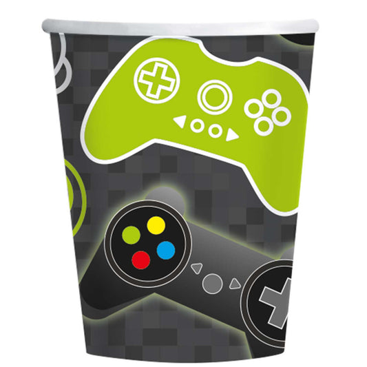 Level Up Paper Cups 250ml - 6 PKG/8