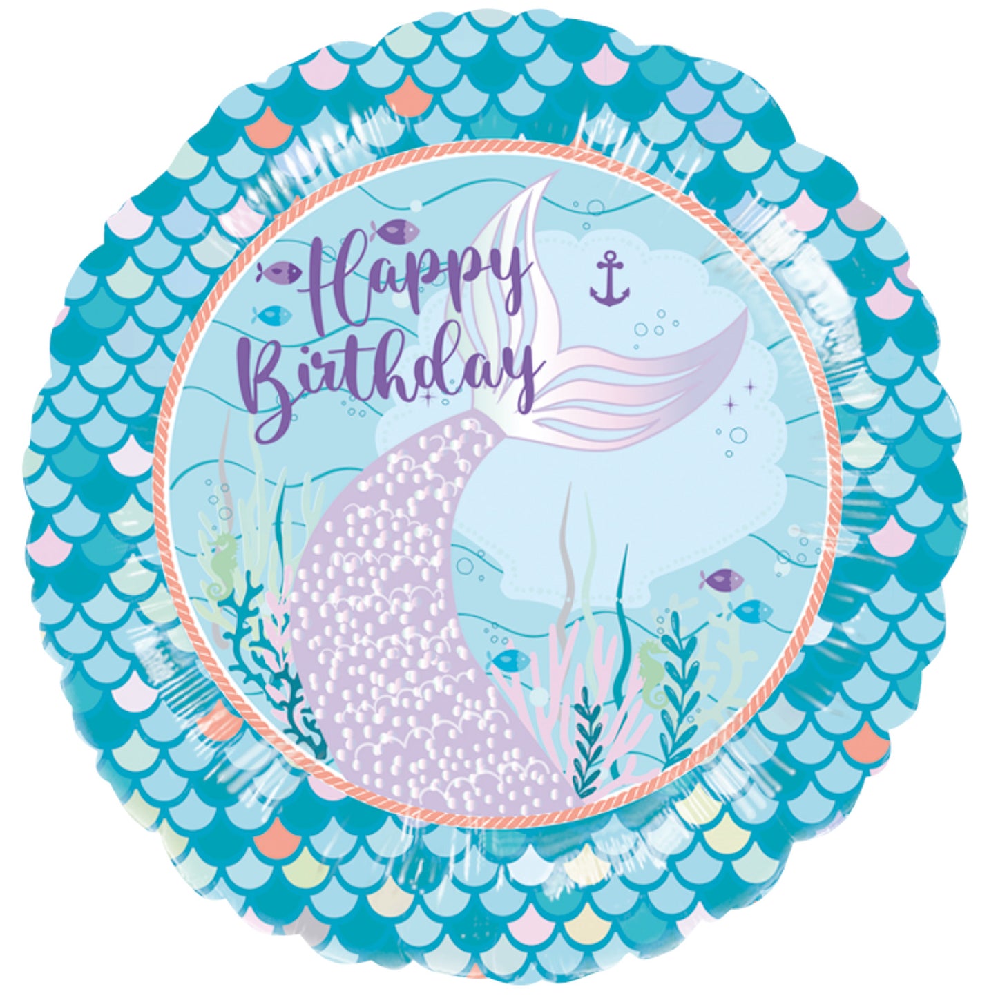 Mermaid Tales Standard Foil Balloons S40 - 5 PC