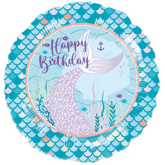 Mermaid Tales Standard Foil Balloons S40 - 5 PC