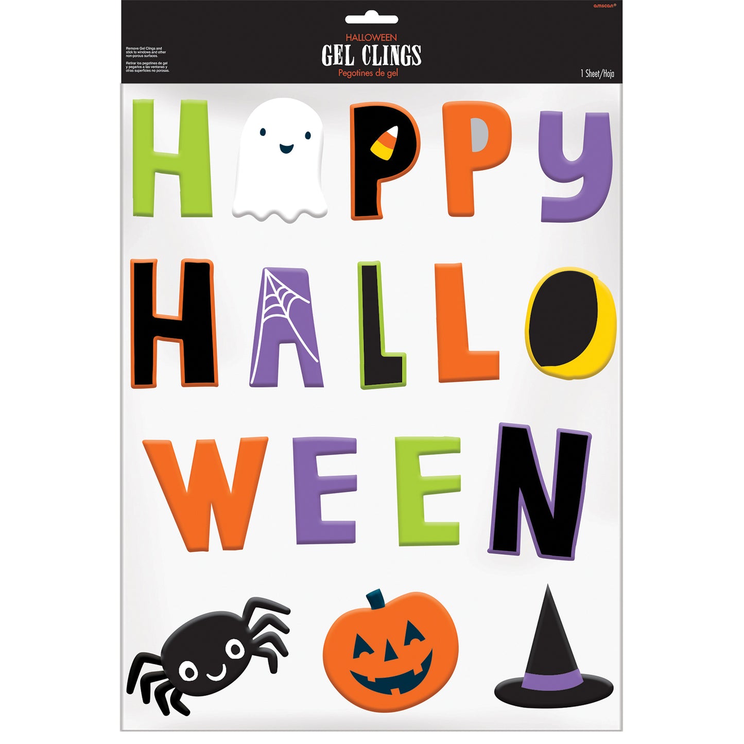 CLING GEL LG HALLO-WEEN FRNDS X 6