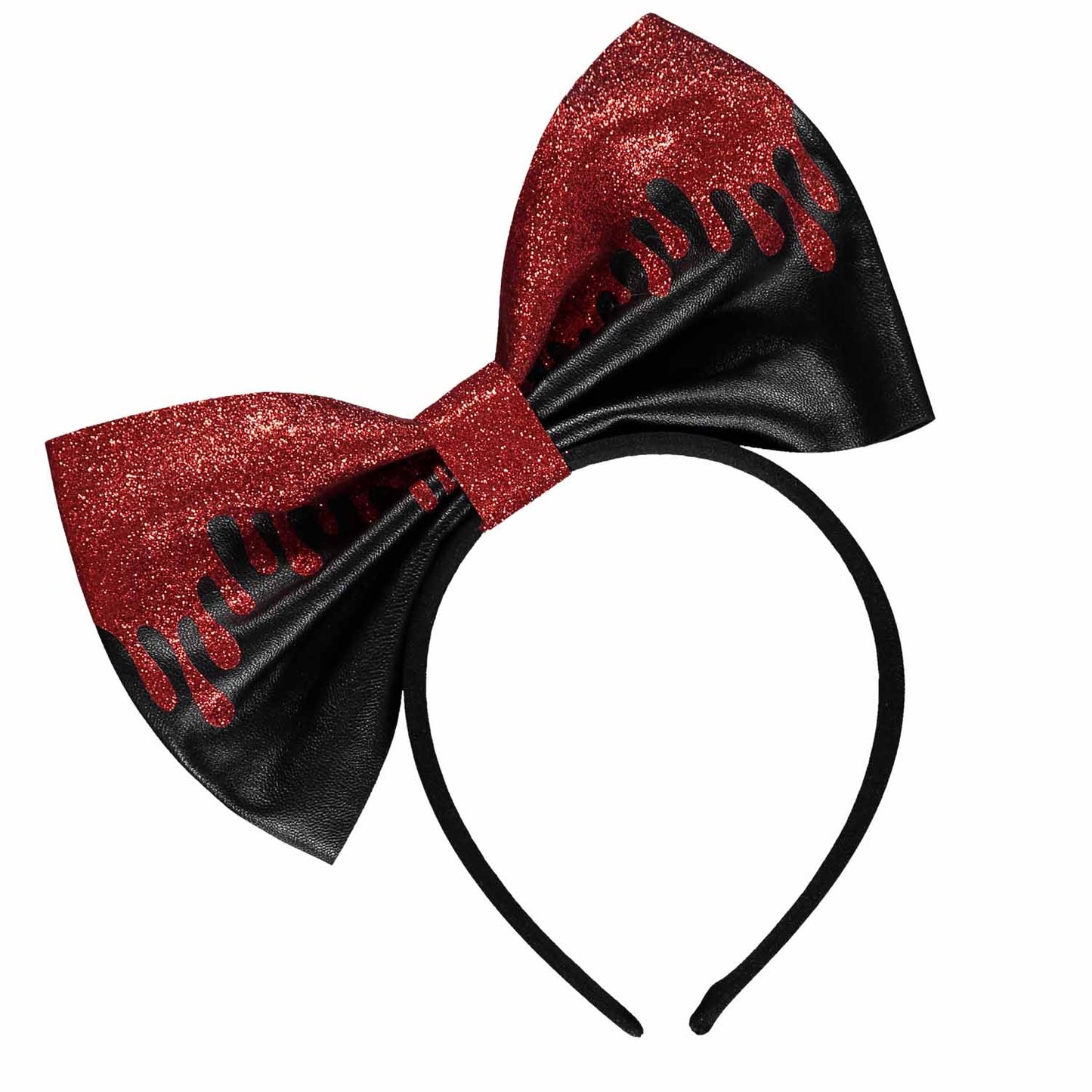 9918069 IP X6 - Blood Drip Bow Headband - Adult One Size