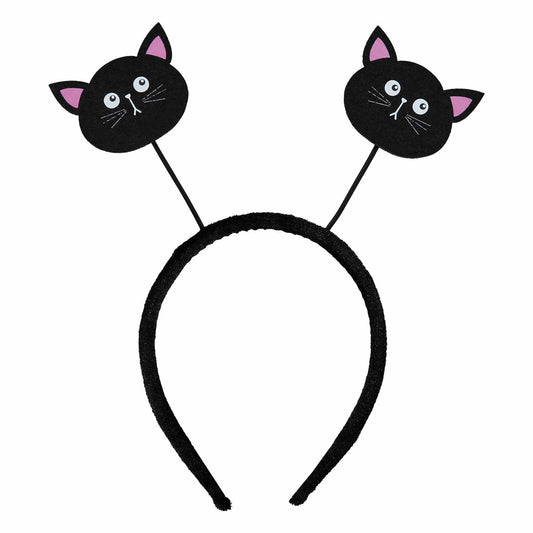 9918071 IP X6 - Black Cat Bopper Headband - Child One Size