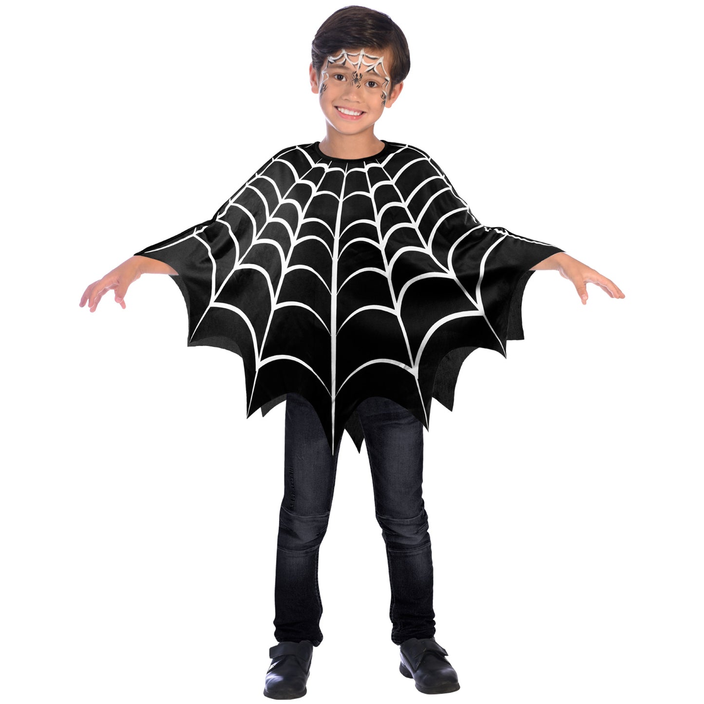 Spiderweb Poncho - Child One Size