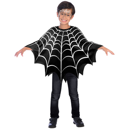 Spiderweb Poncho - Child One Size