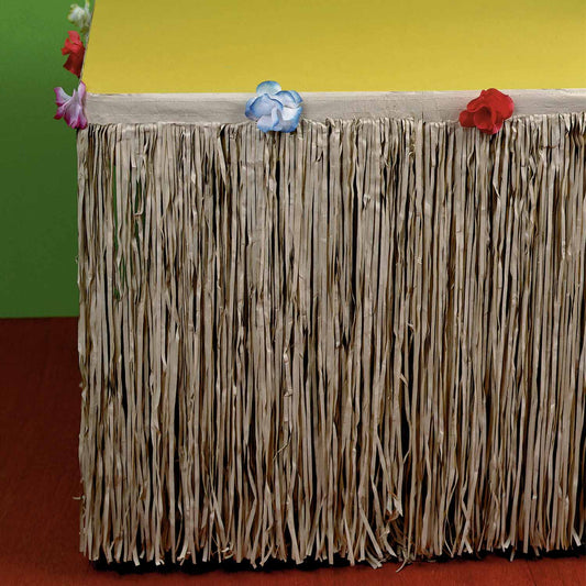 Natural Tissue Table Skirts 3m x 73.6cm - 6 PC