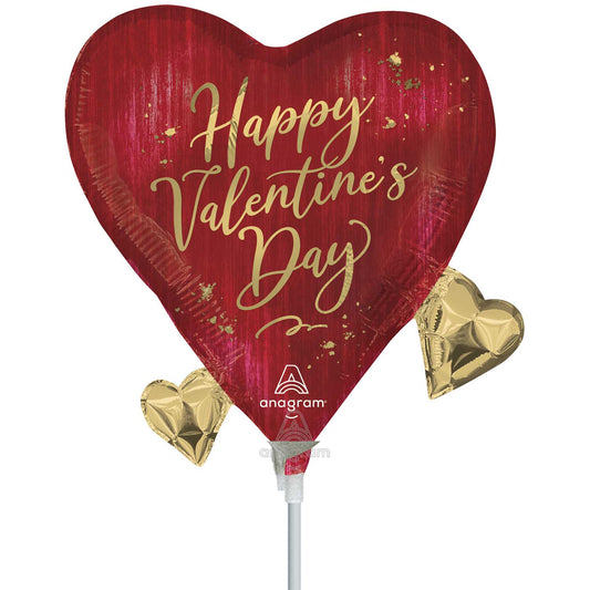 4639102 IP X5 - Valentine Rouge MiniShape Foil Balloons A30 - 5 PC