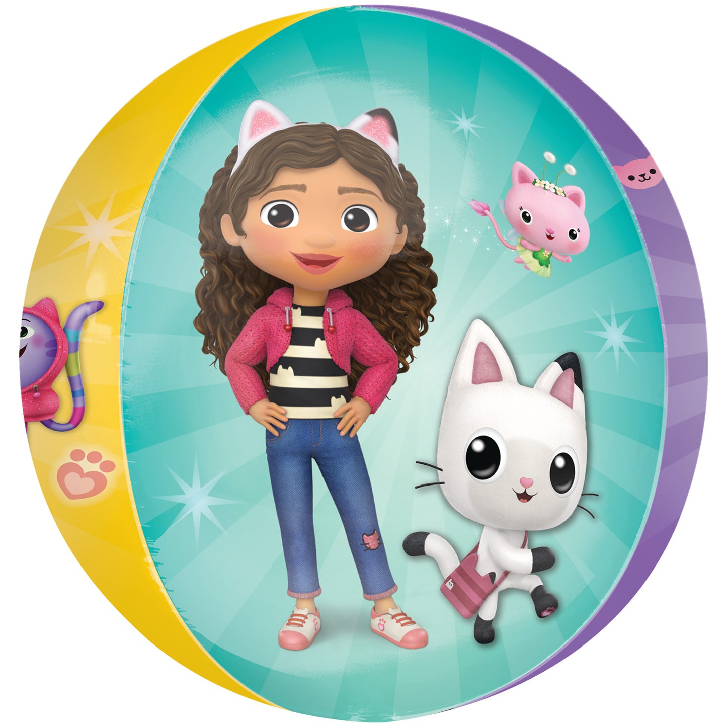 Gabby's Dollhouse Orbz Foil Balloons G40 - 5 PC