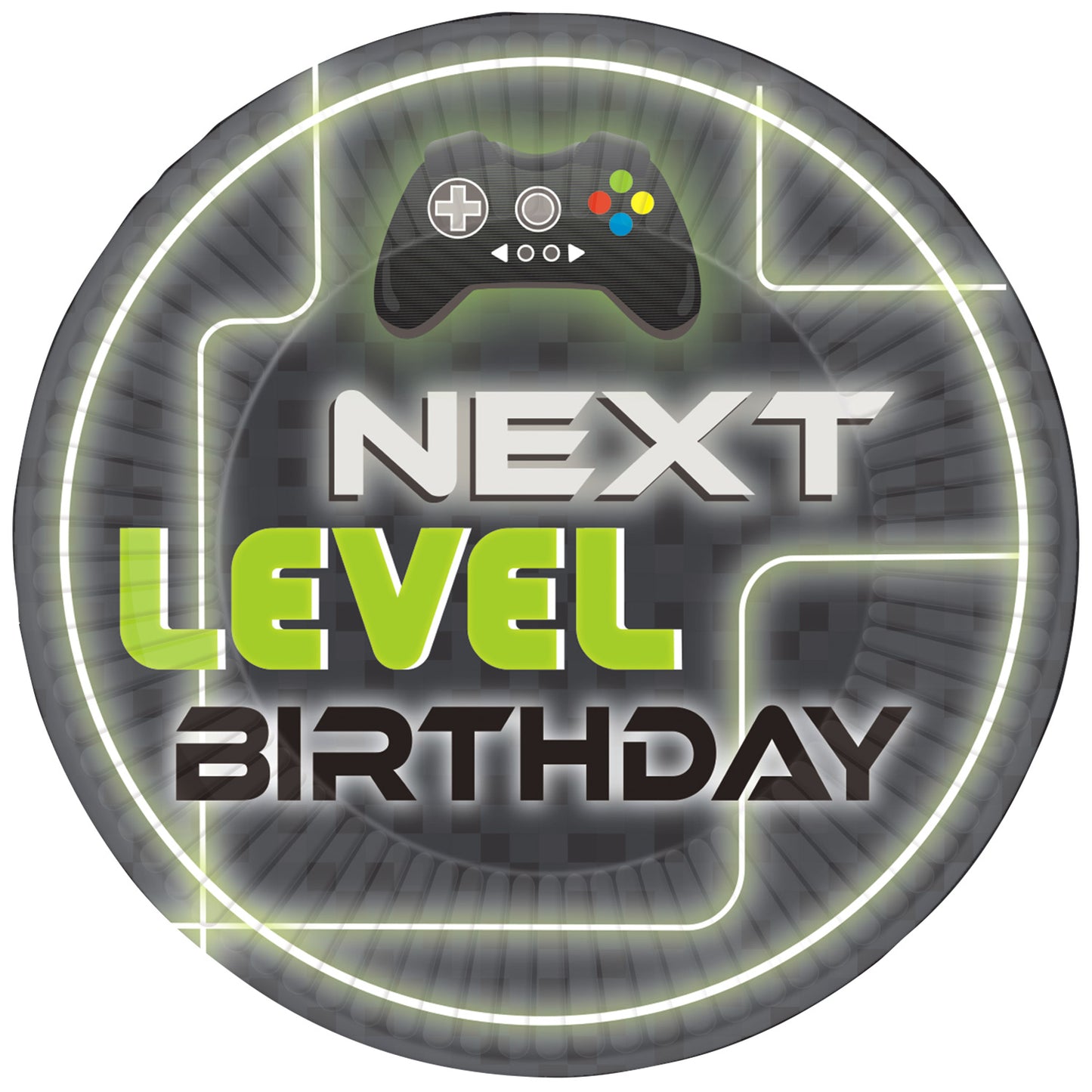 9918658-66  Level Up plates 23 cm X 12 PKG/8