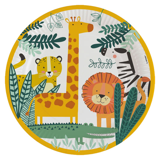 9909345 - Get Wild plates 23 cm X 12