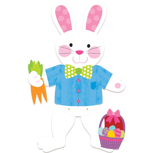 Jointed Cut-out Easter Rabbit 88cm X 6