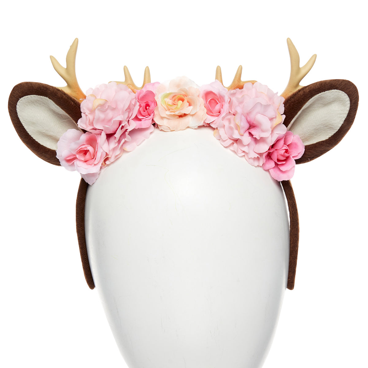 9919134 IP X6 - Deer Doe Floral Headband X 6