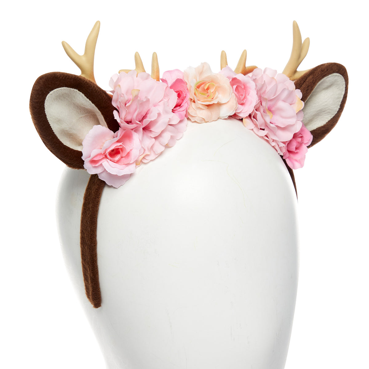 9919134 IP X6 - Deer Doe Floral Headband X 6