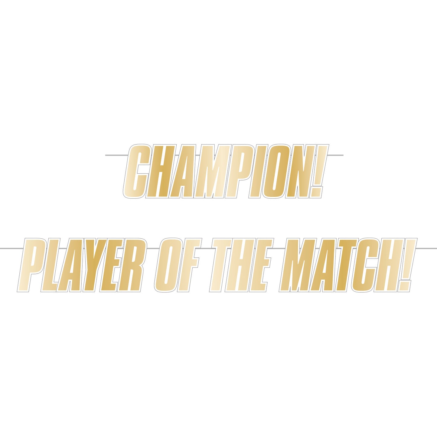 9919431 IP X6 - GOAL Letter Banner X 6