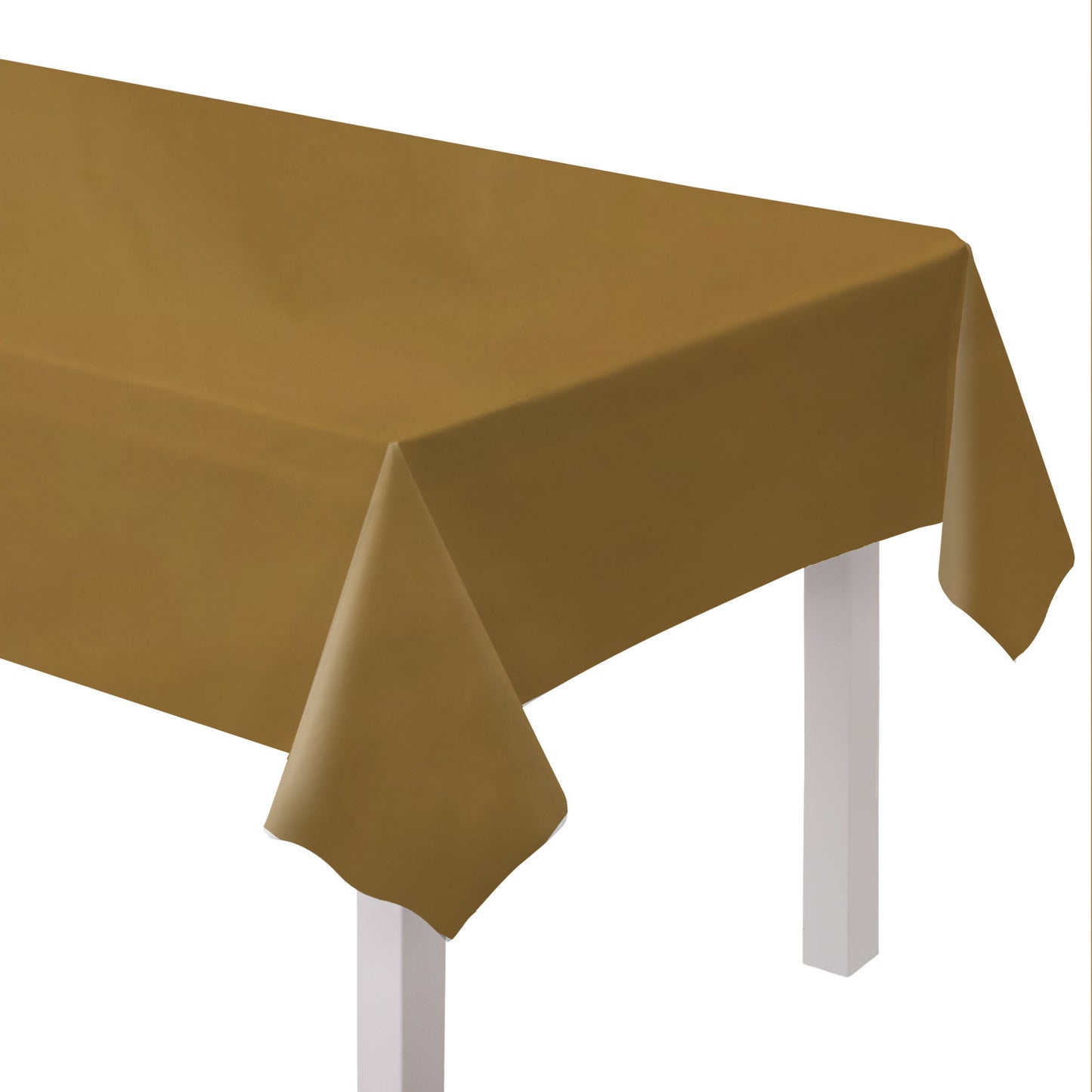 9915405 - Creme Brulee Plastic Tablecovers 1.37m x 2.74m - 12 PC
