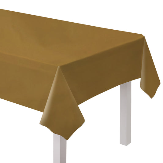 9915405 - Creme Brulee Plastic Tablecovers 1.37m x 2.74m - 12 PC