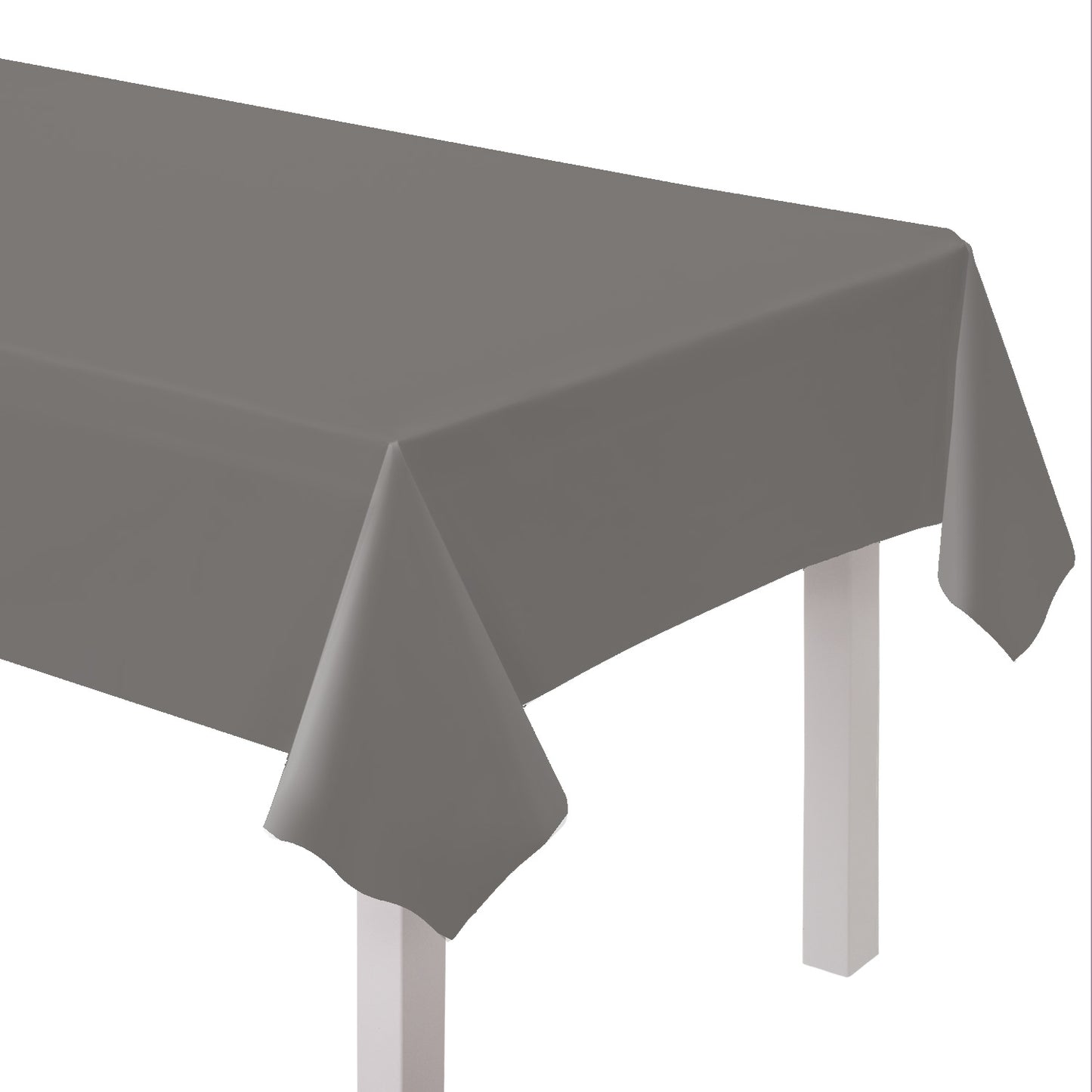 9915405 - Graphite Plastic Tablecovers 1.37m x 2.74m - 12 PC