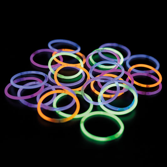 9902326 IP X6 - Fancy Glow Assorted Bracelets 20cm - 6 PKG/25