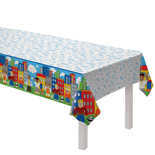 9913847 IP X6 - Party Town Tablecovers 1.2m x 1.8m - 6 PC