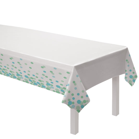 570100 IP X6 - Shimmering Party Plastic Tablecovers 1.37m x 2.6m - 6 PC