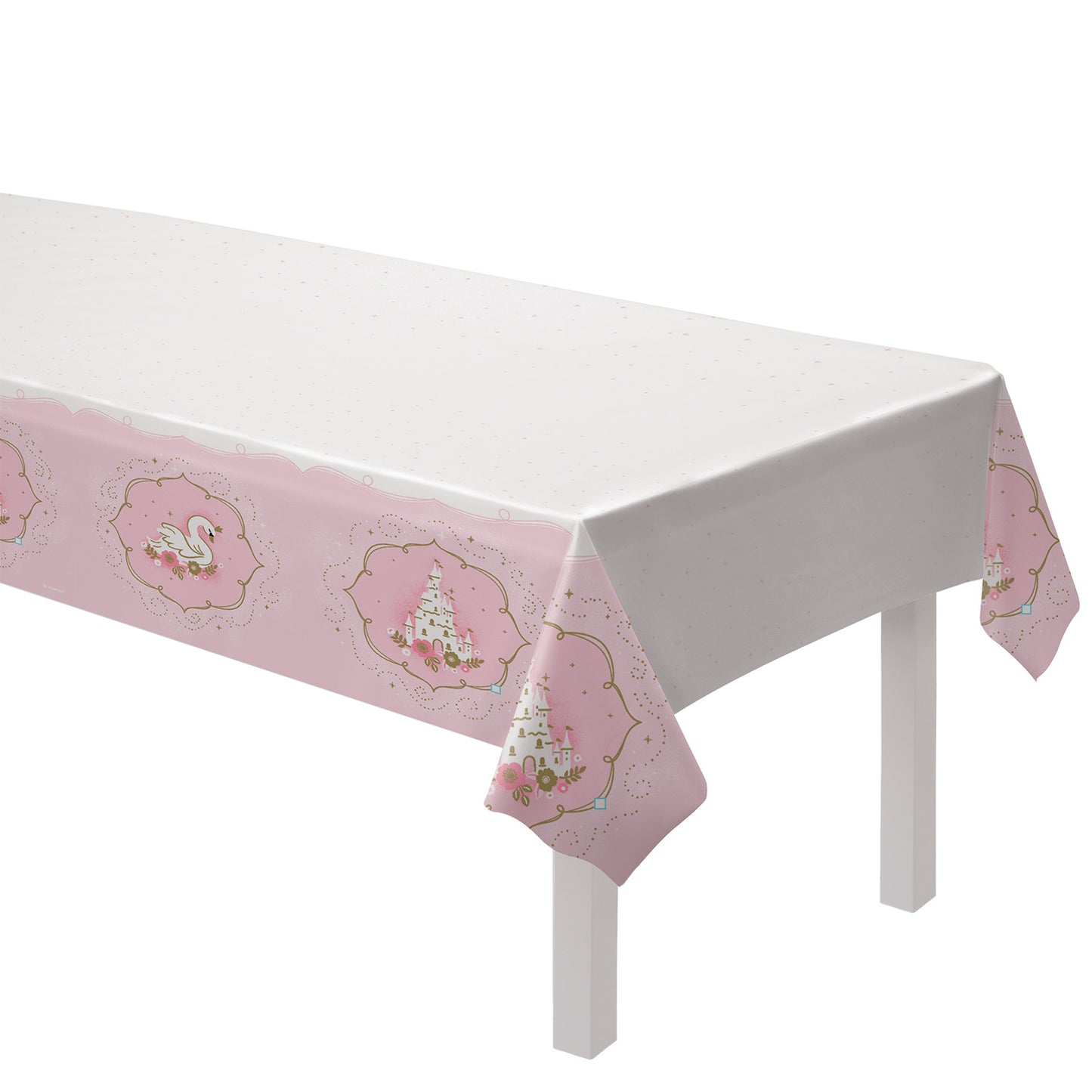 9906314 IP X6 - Princess for a Day Paper Tablecovers 1.2m x 1.8m - 6 PC