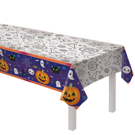 9907446 IP X6 - Hallo-ween Friends Paper Tablecovers - 6 PC