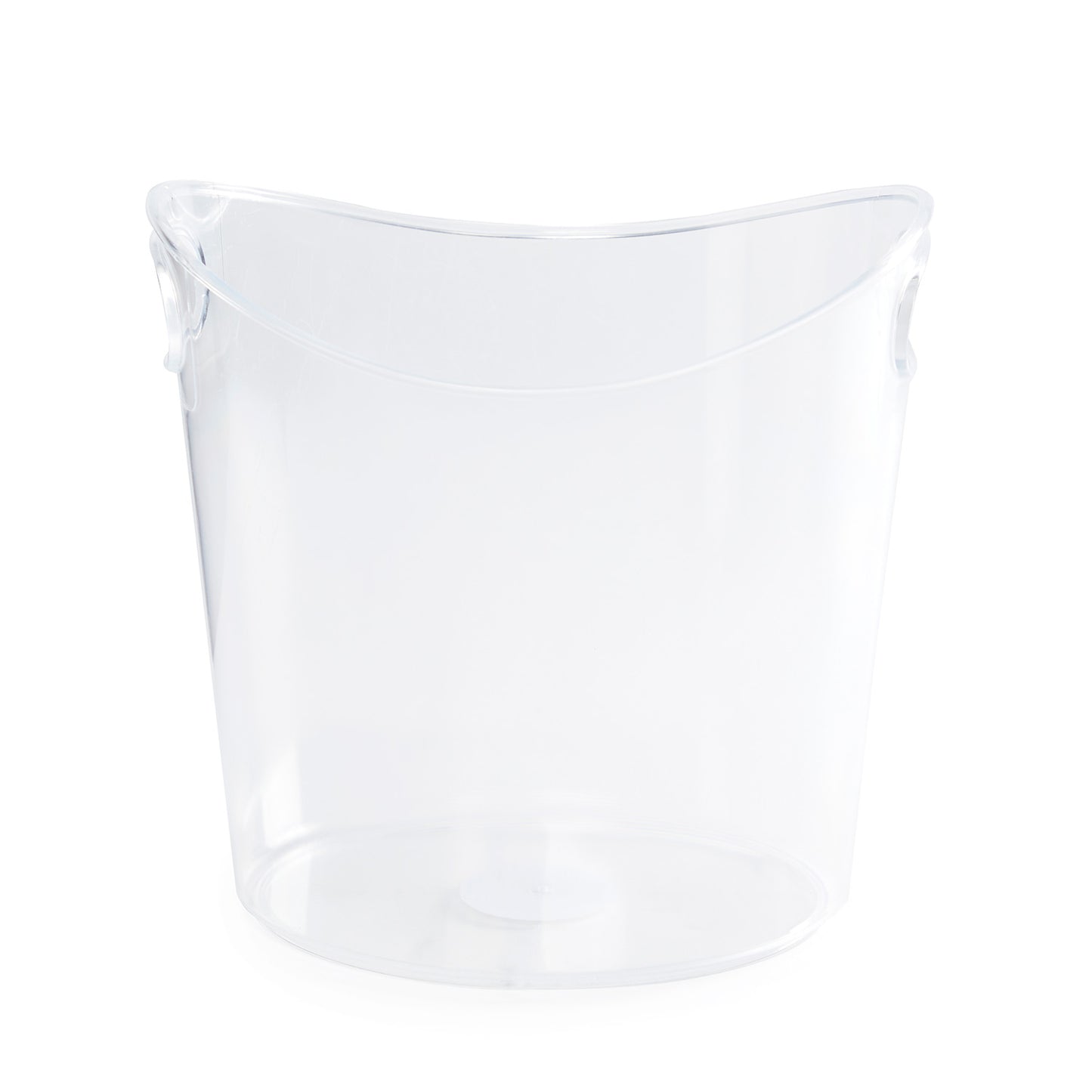Clear Plastic Ice Buckets 22 x 24 x 19cm - 6 PC