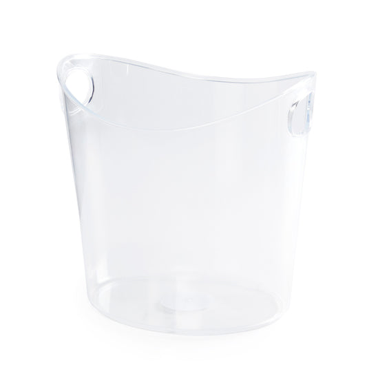 Clear Plastic Ice Buckets 22 x 24 x 19cm - 6 PC