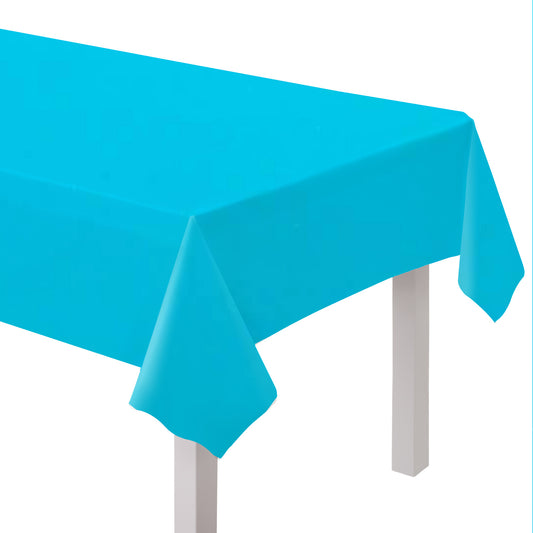 9915405 - Forget-me-not Plastic Tablecovers 1.37m x 2.74m - 12 PC