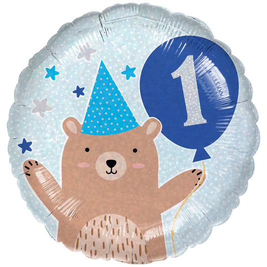 9916494 - SC: 1st Birthday Bear Boy