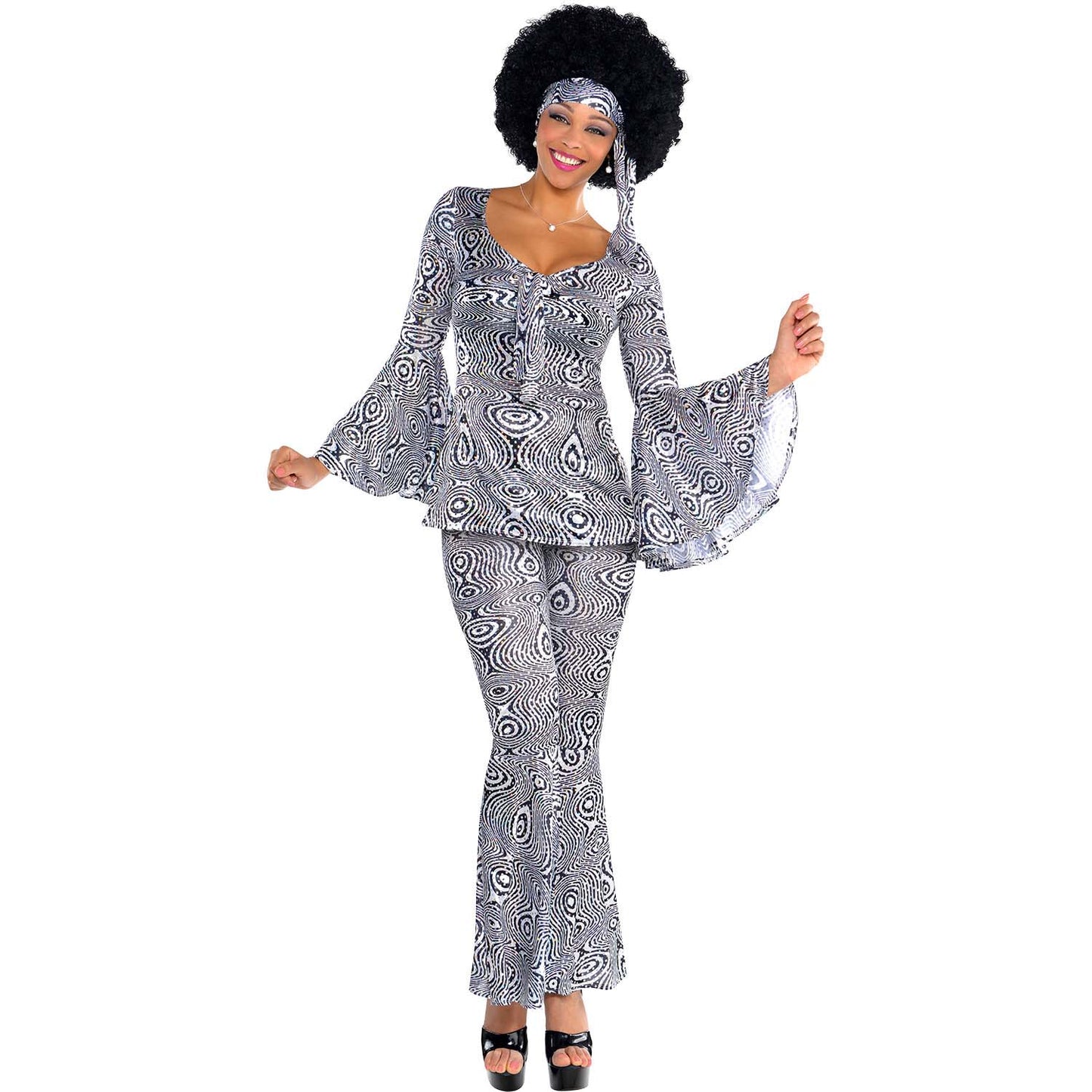 Dancing Queen 70s Costume - Size 12-14 - 1 PC