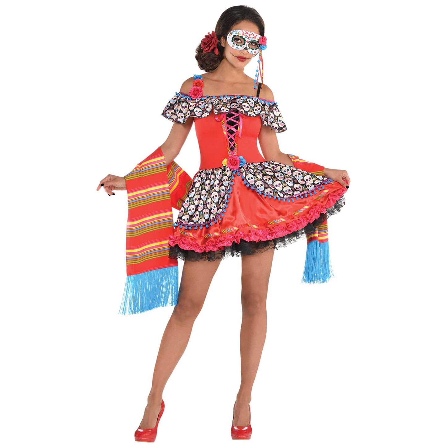 848792 - CSTM SENORA SUGAR SKULL WL