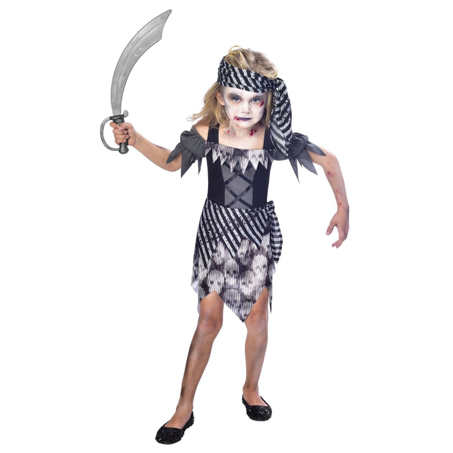 Zombie Pirate Girls 11-12 Year
