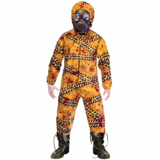Quarantine Zombie Costume - Age 12-14 Years - 1 PC