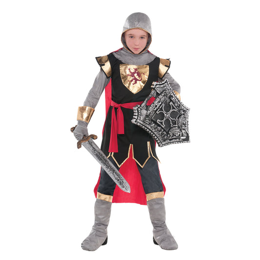 Brave Crusader Costume - Age 8-10 Years - 1 PC