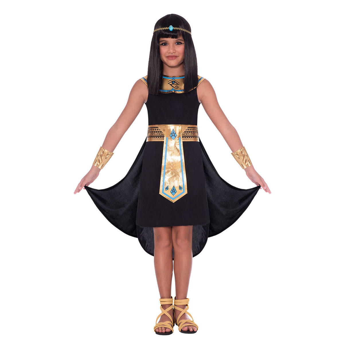 Egyptian Pharaoh GirlBlk 8-10 yrs