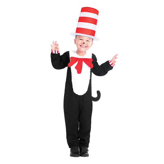 Cat in the Hat Jumpsuit Child 3-4 yrs