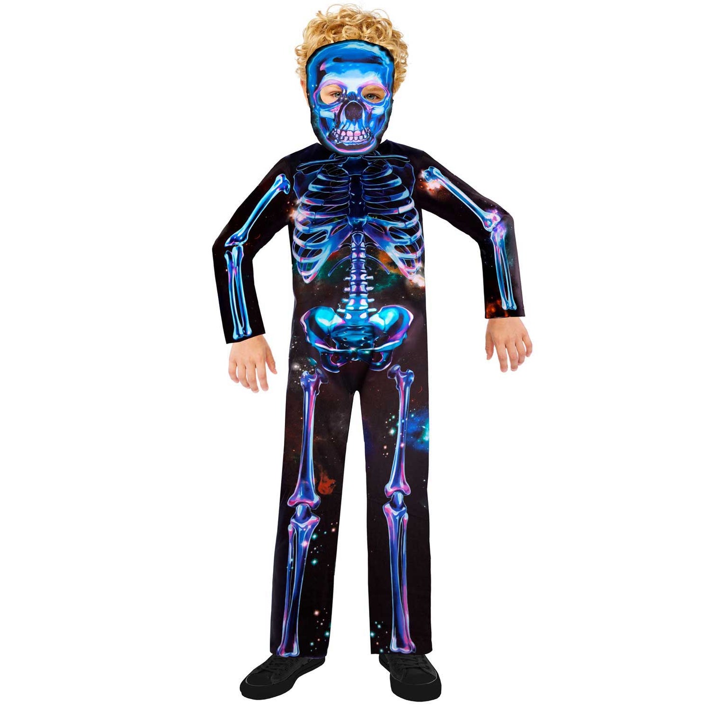 Neon Skelton Boy 2-3 Yrs Recyc