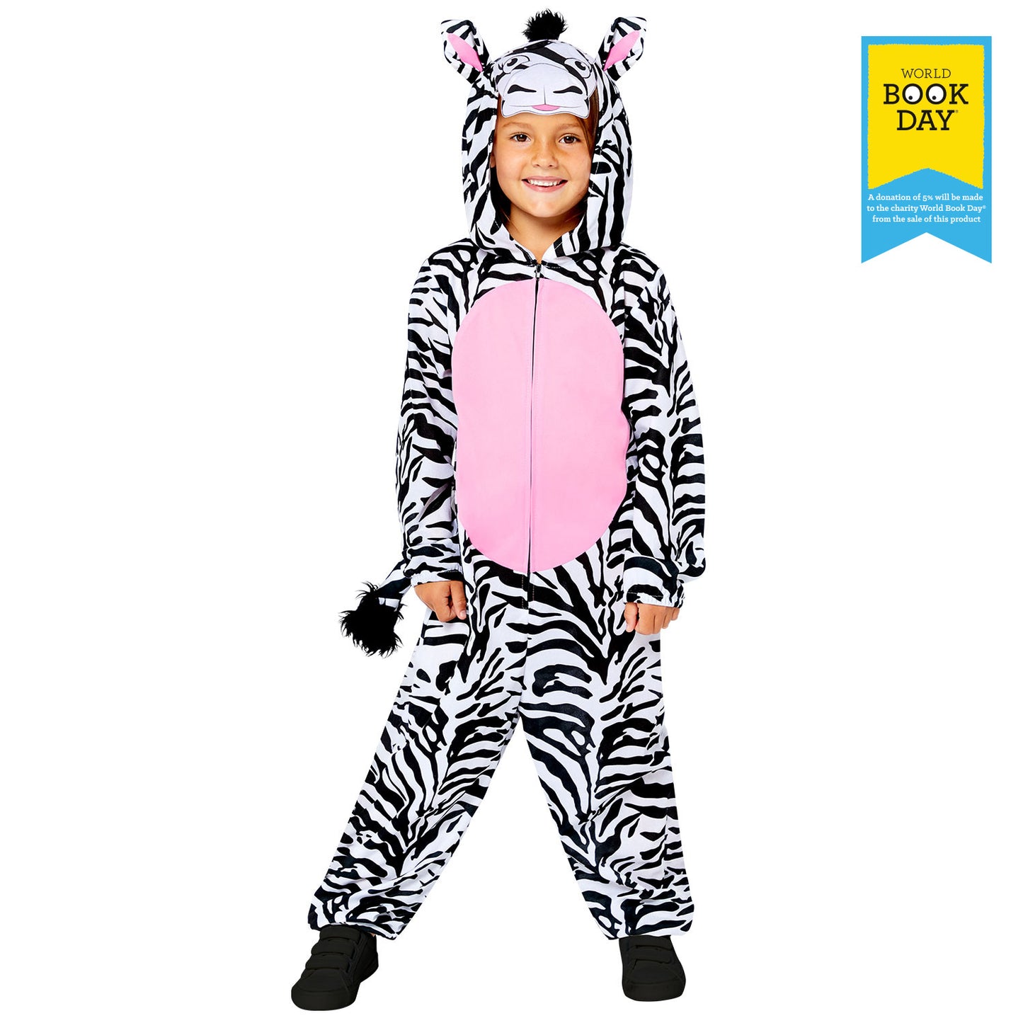 Zebra Onesie 10-12 Years