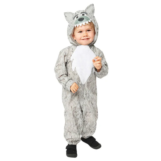 9916810 - Wolf Onesie - 12-18 Months
