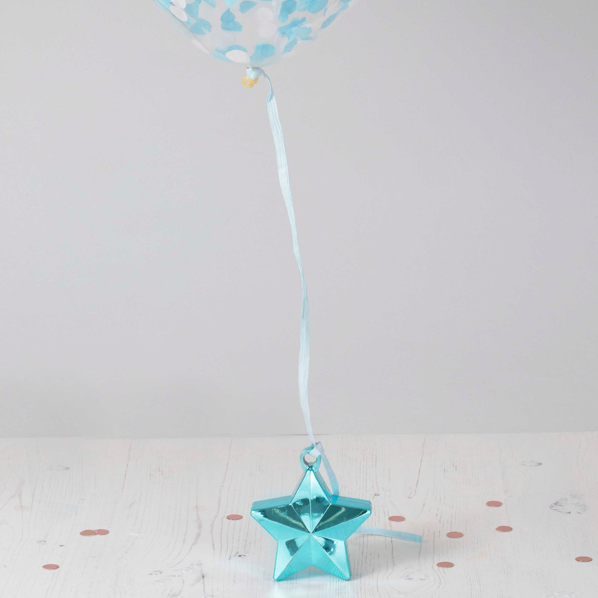 Blue Raffia Balloon Ribbon- 1 Inner Pack