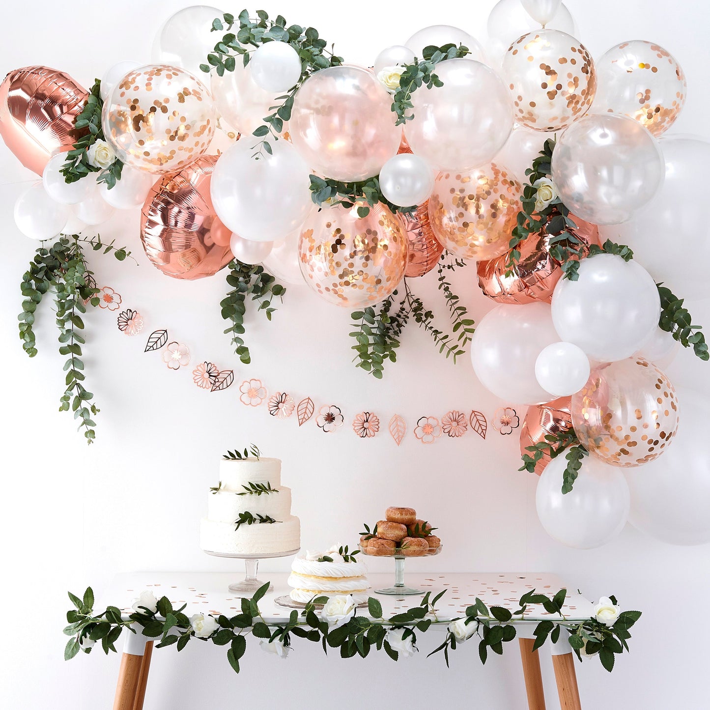 Rose Gold Balloon Arch Kit- 5 Inner Pack